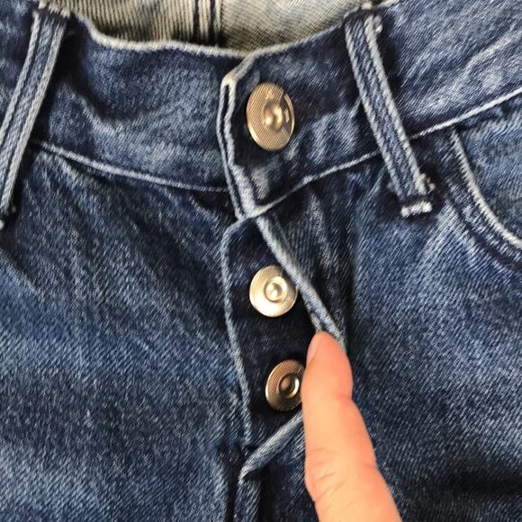 Anthropologie 3x1 Jeans Straight Denim Jean Fringe Boho Festival Artsy Western - Picture 6 of 12